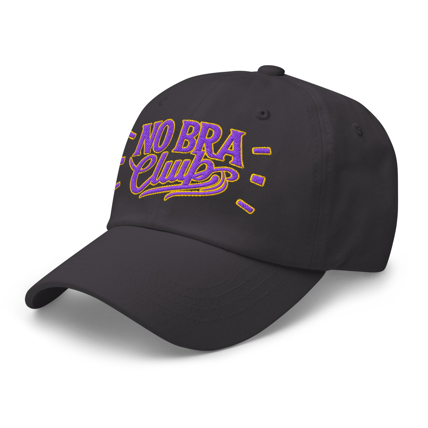 Ronas Design No Bra Club Hat Left Front View in Dark Grey