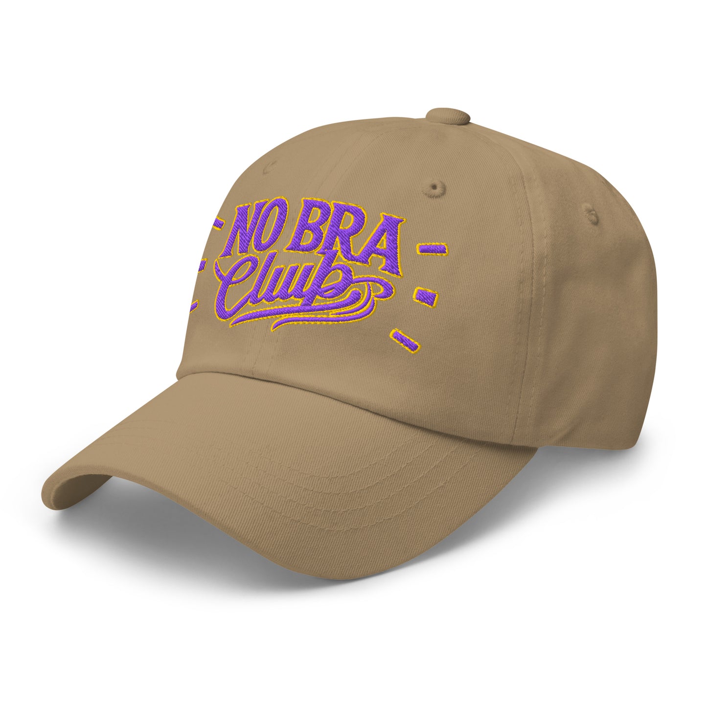 Ronas Design No Bra Club Hat Left Front View in Khaki