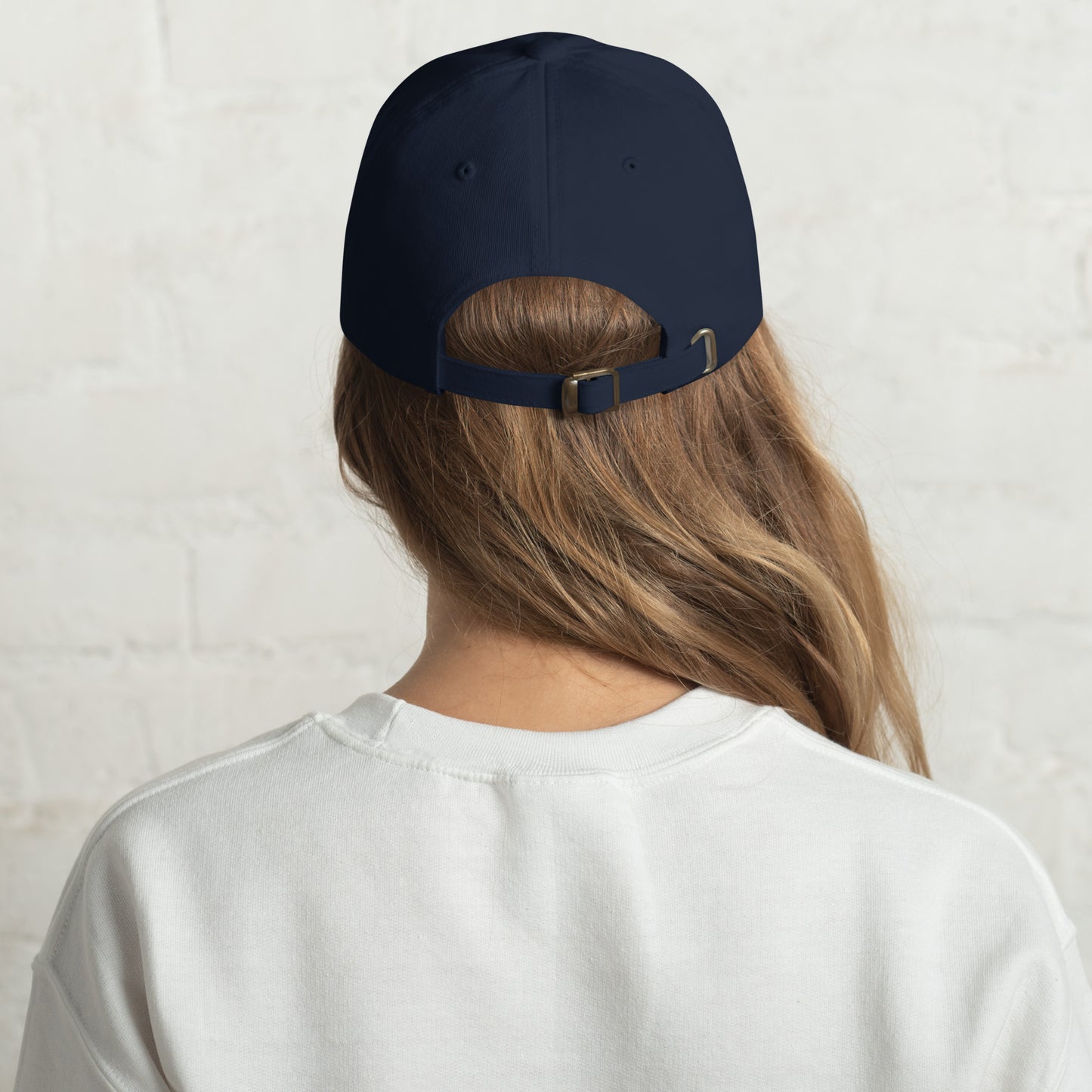 Ronas Design No Bra Club Hat Back View on Women Model in Navy