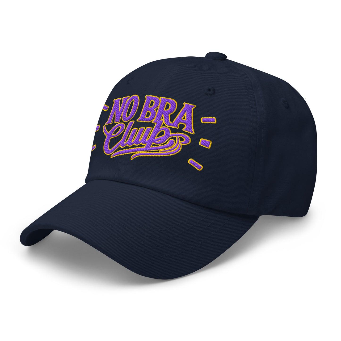 Ronas Design No Bra Club Hat Left Front View in Navy