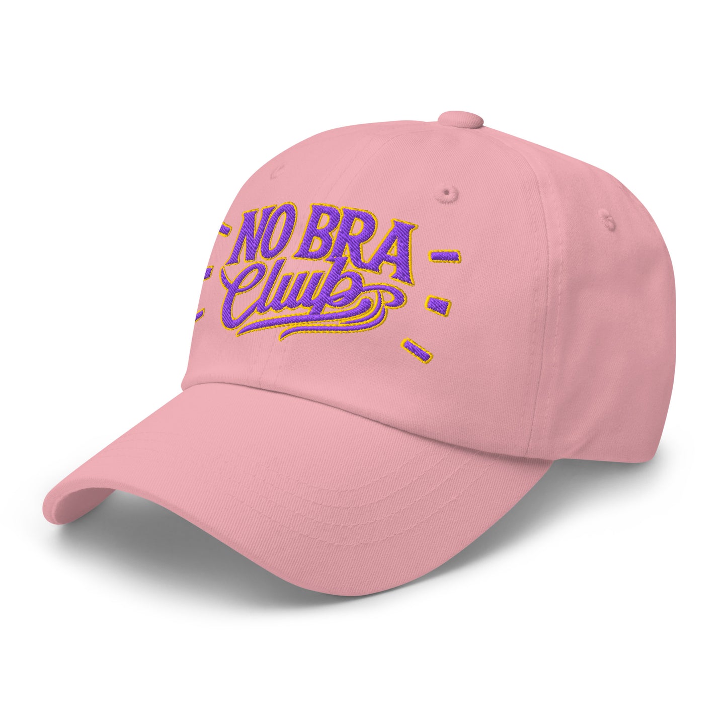 Ronas Design No Bra Club Hat Left Front View in Pink