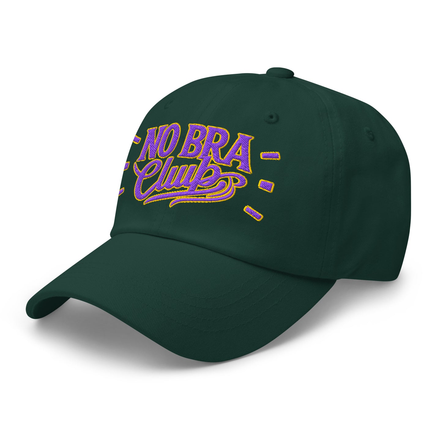 Ronas Design No Bra Club Hat Left Front View in Spruce