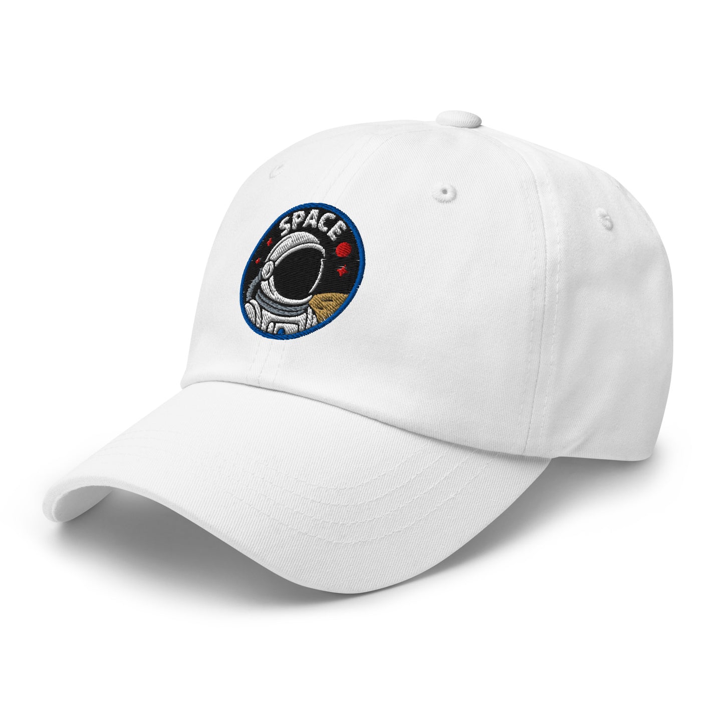 Ronas Design Space Explorer Hat Left Front View in White