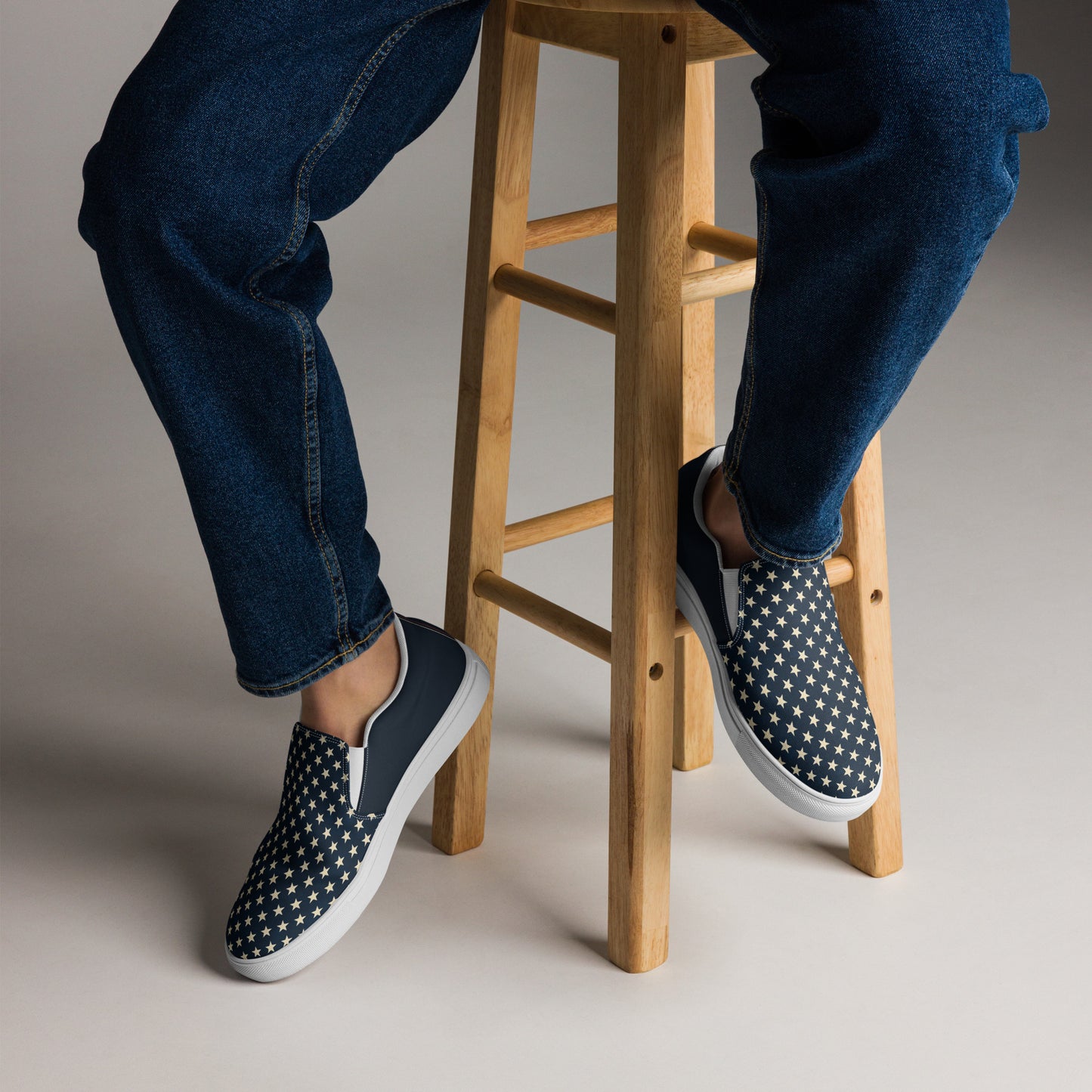 Ronas Design Americana Star Pride Shoes Front View On Model