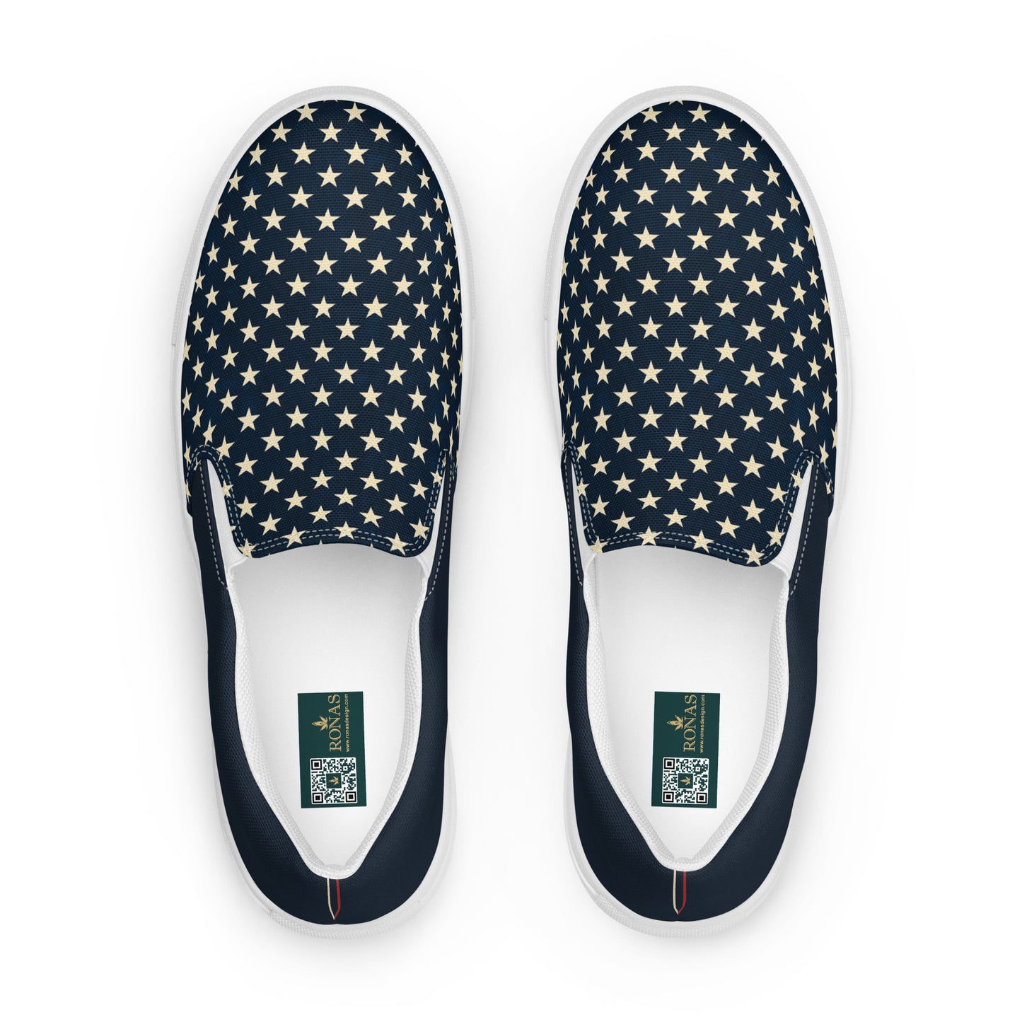 Ronas Design Americana Star Pride Shoes Front View