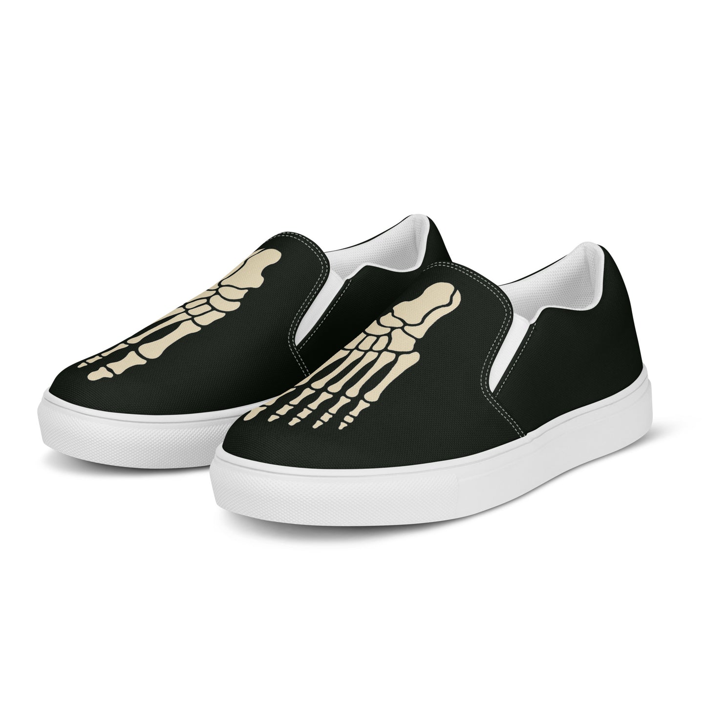 Ronas Design X-Ray Foot Skeleton Shoes Left Front View