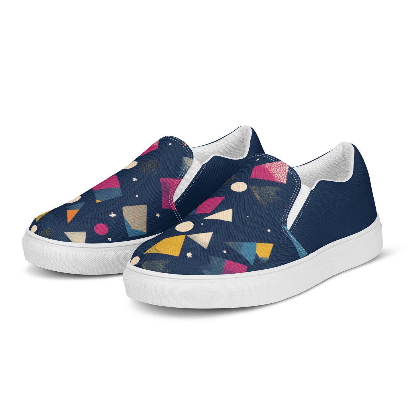 Ronas Design Cosmic Shapes Pride Shoes Left Front View