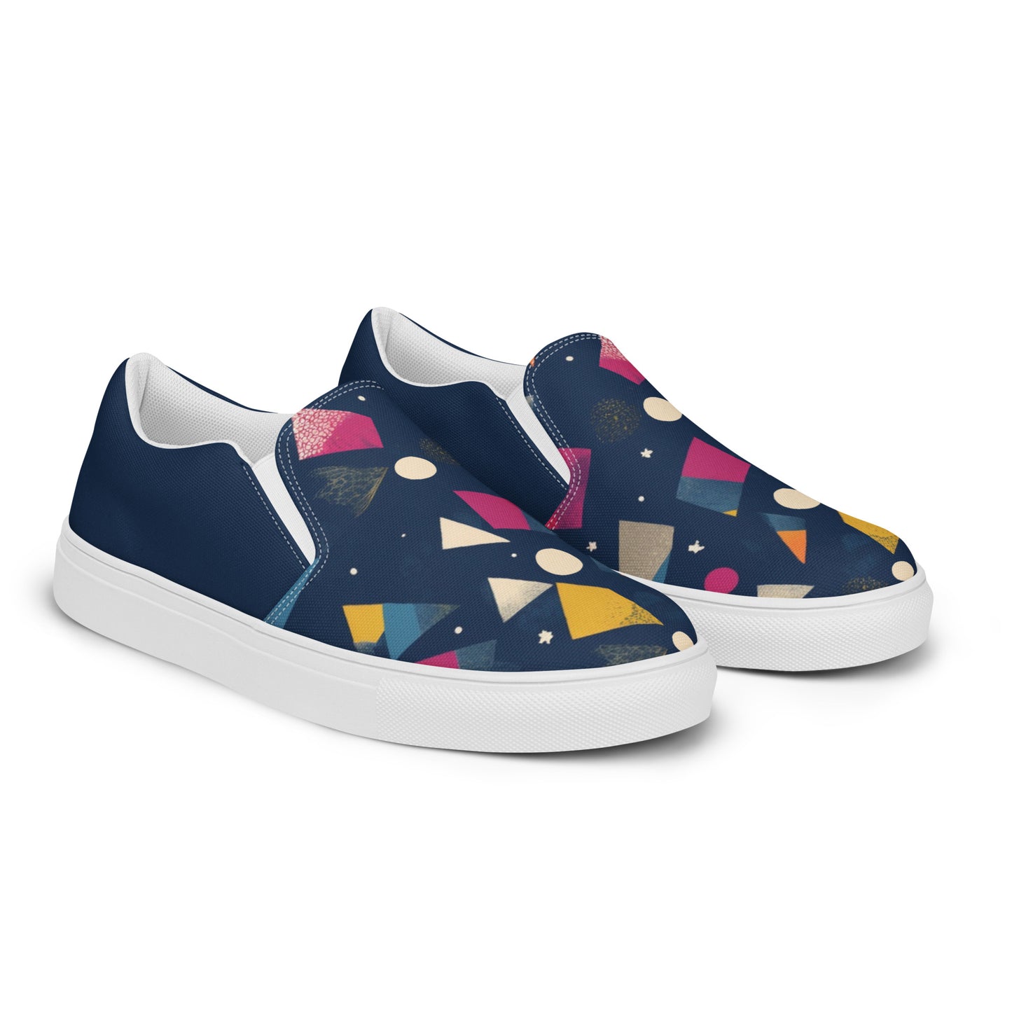 Ronas Design Cosmic Shapes Pride Shoes Right Front View