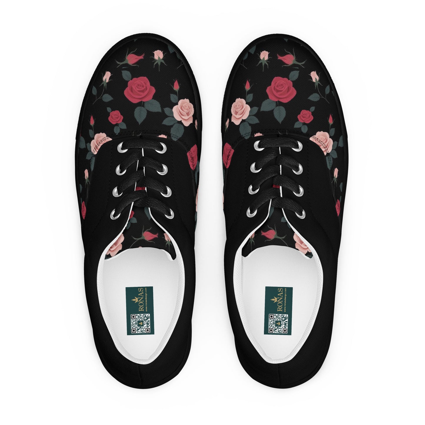 Ronas Design Rose Bloom Shoes Top View