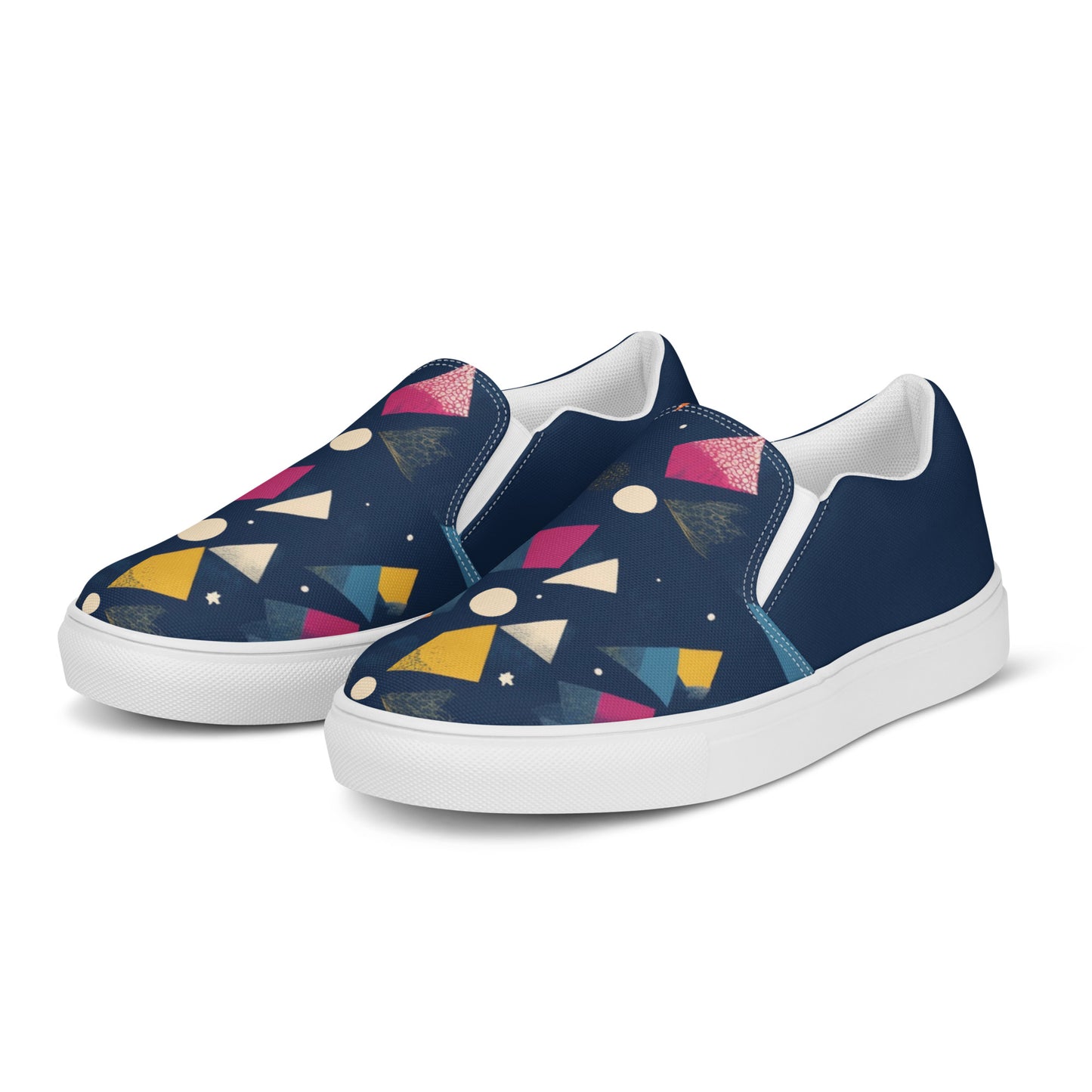 Ronas Design Cosmic Shapes Pride Shoes Left Front View