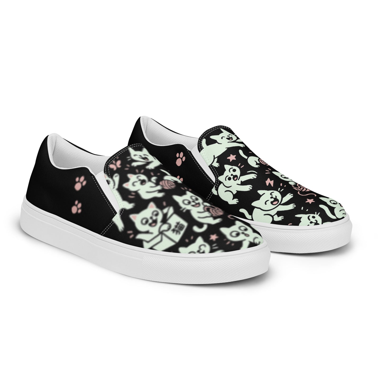 Ronas Design Kawaii Cat Chaos Shoes Right Front View