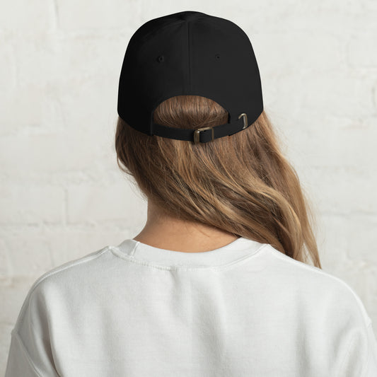 Ronas Design Clover Skull Hat Back View in Black