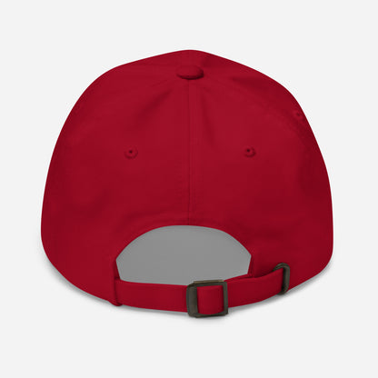 Ronas Design Penguin Duo Hat Back View in Cranberry