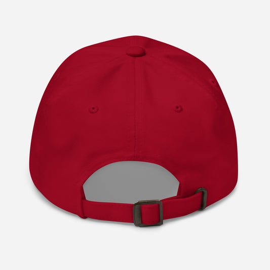 Ronas Design Penguin Duo Hat Back View in Cranberry