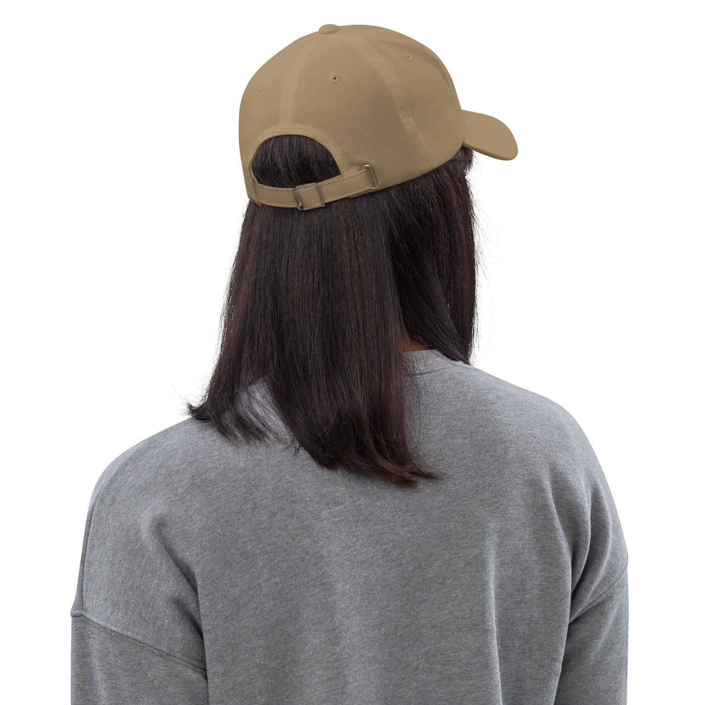 Ronas Design No Bra Club Hat Side Back View on Women Model in Khaki
