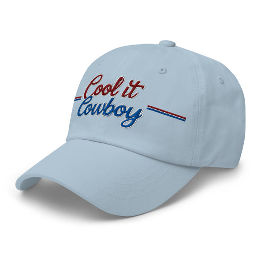 Ronas Design Cool It Cowboy Hat Left Front View in Light Blue