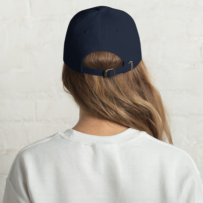 Ronas Design No Bra Club Hat Back View on Women Model in Navy