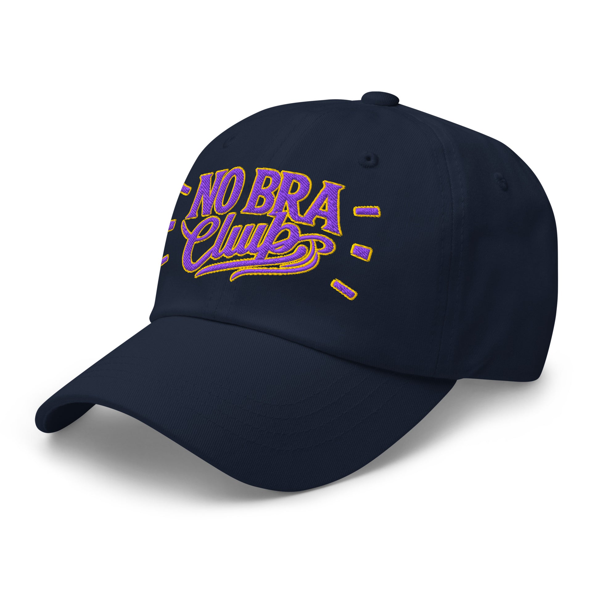 Ronas Design No Bra Club Hat Left Front View in Navy