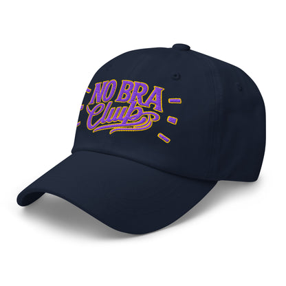 Ronas Design No Bra Club Hat Left Front View in Navy