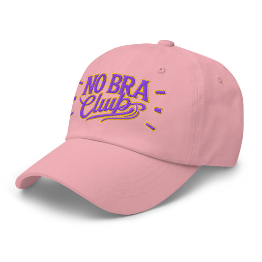 Ronas Design No Bra Club Hat Left Front View in Pink
