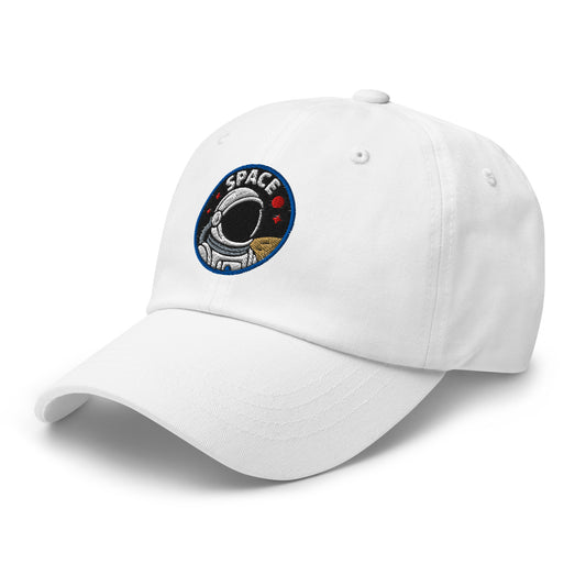 Ronas Design Space Explorer Hat Left Front View in White