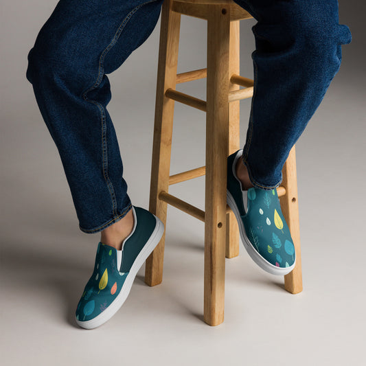 Ronas Design Tropical Twilight Shoes Front View On Model