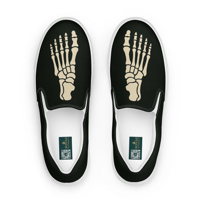 Ronas Design X-Ray Foot Skeleton Shoes Front View