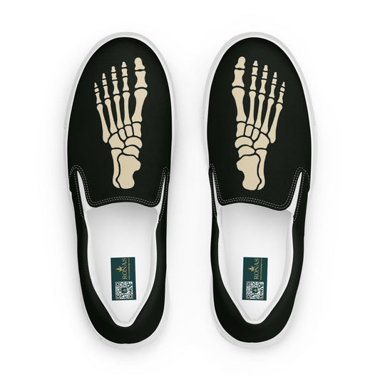 Ronas Design X-Ray Foot Skeleton Shoes Front View
