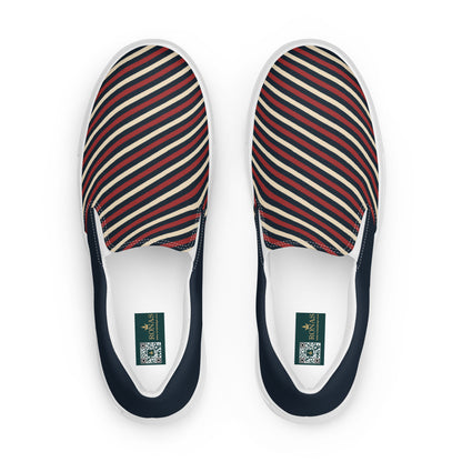 Ronas Design Vintage Vibe Stripe Shoes Front View