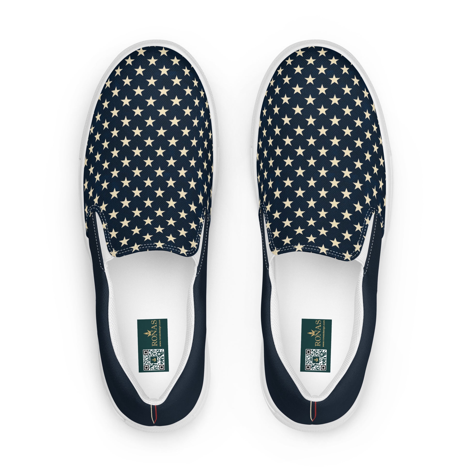 Ronas Design Americana Star Pride Shoes Front View