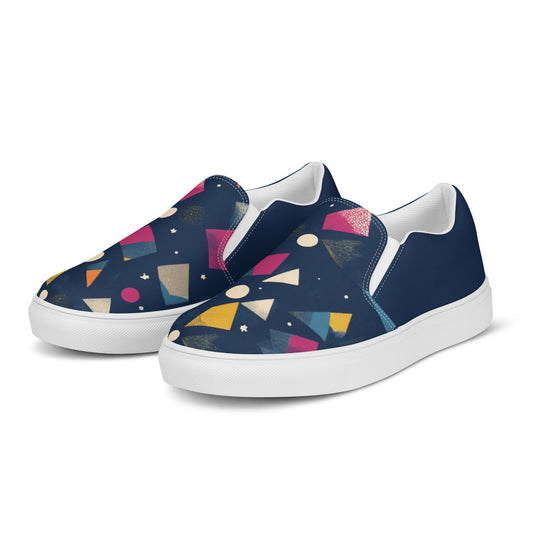 Ronas Design Cosmic Shapes Pride Shoes Left Front View
