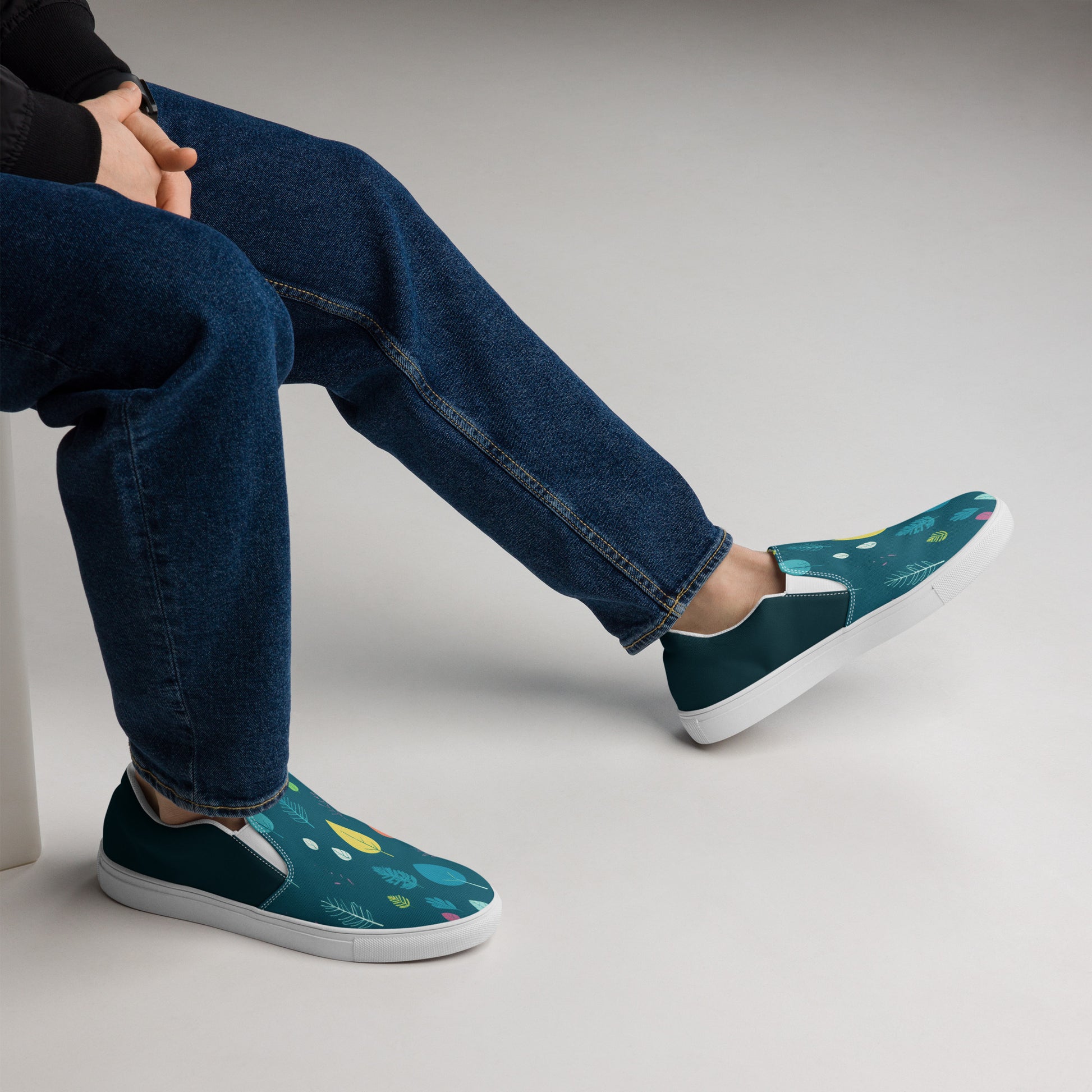 Ronas Design Tropical Twilight Shoes Side View On Model