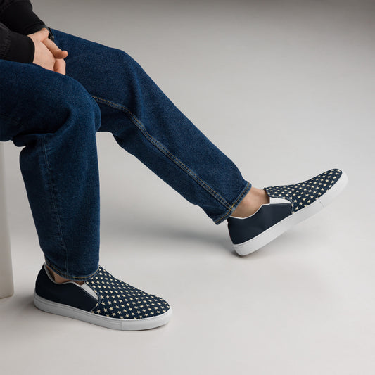 Ronas Design Americana Star Pride Shoes Side View On Model