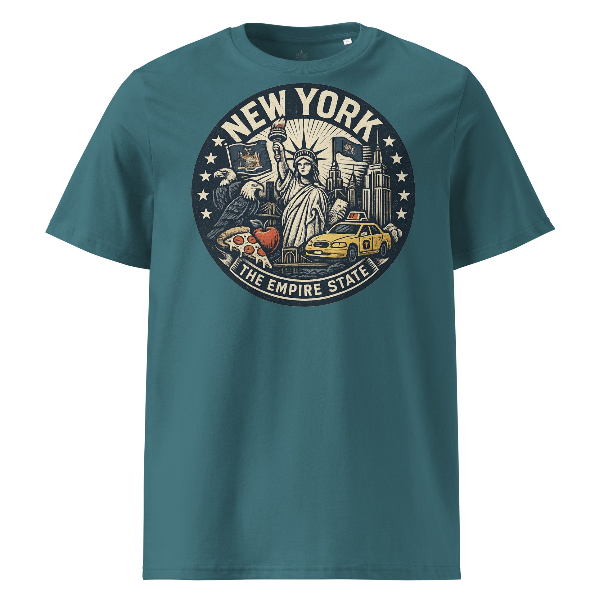 Ronas Design New York T-Shirt Front View in Stargazer