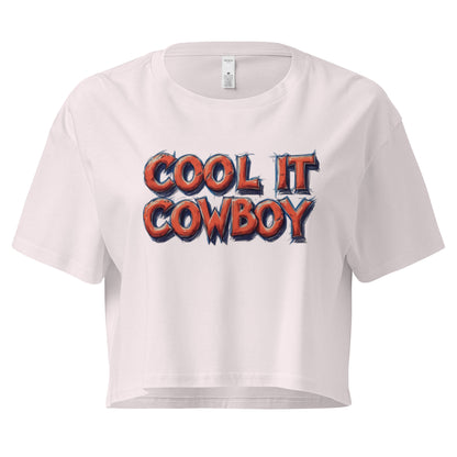Ronas Design Cool It Cowboy Crop Top Front View in Orchid