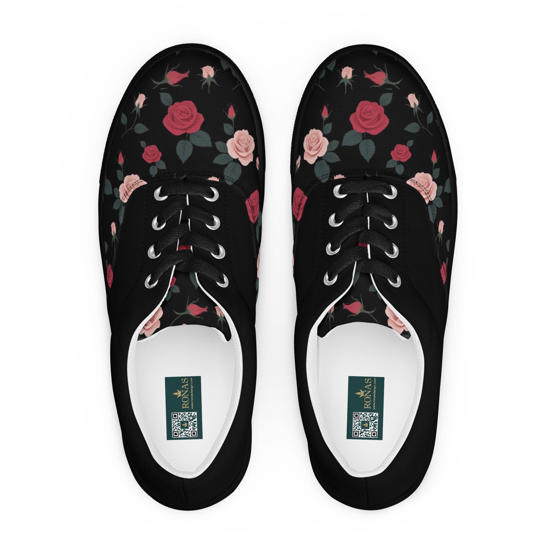 Ronas Design Rose Bloom Shoes Top View