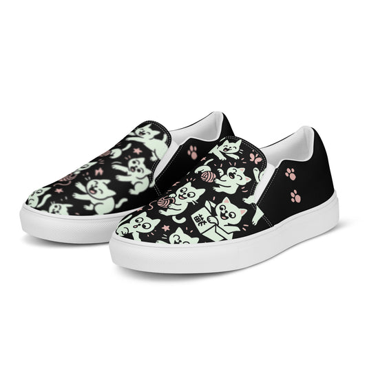 Ronas Design Kawaii Cat Chaos Shoes Left Front View