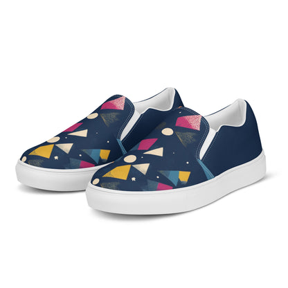 Ronas Design Cosmic Shapes Pride Shoes Left Front View