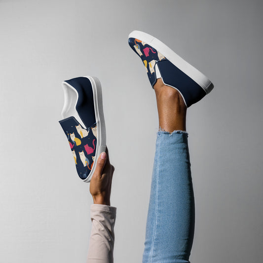 Ronas Design Galactic Cats Shoes Art View On Women Model